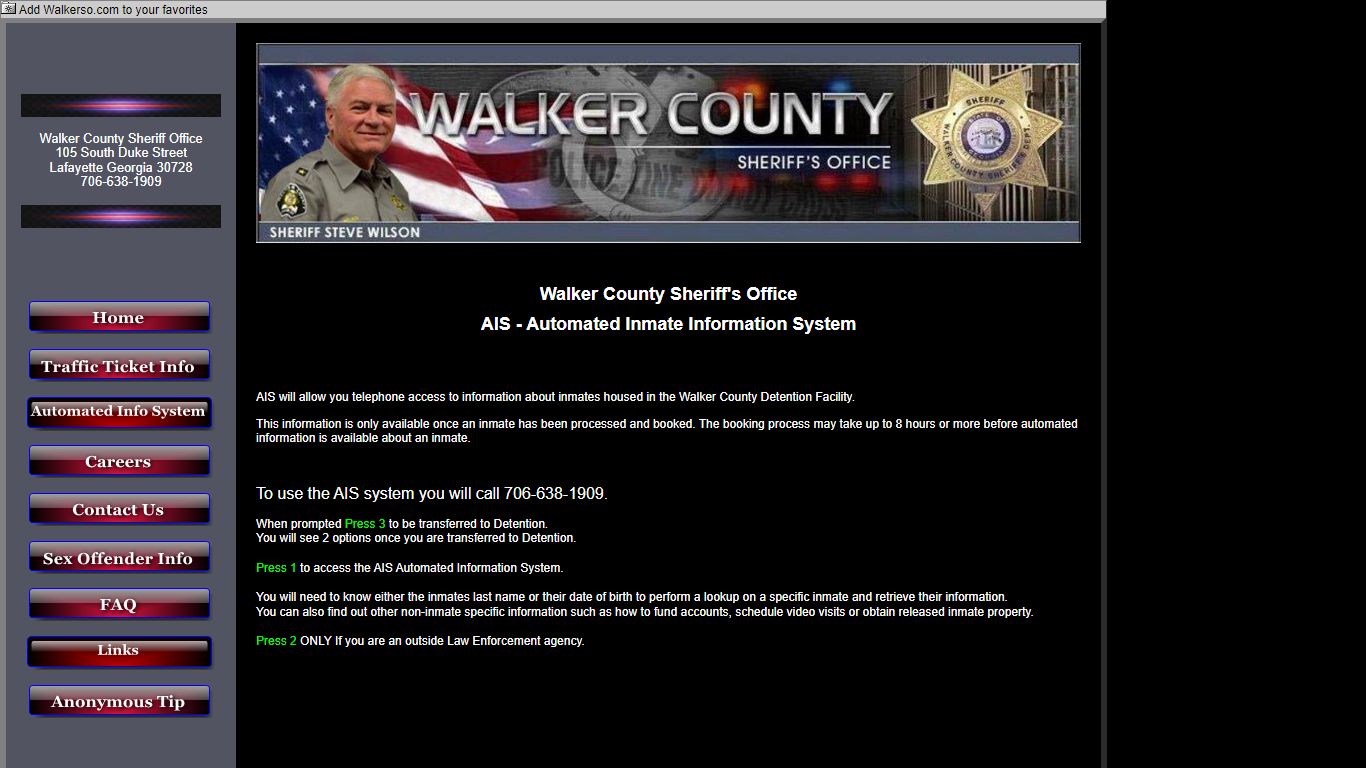 Walker County Sheriff